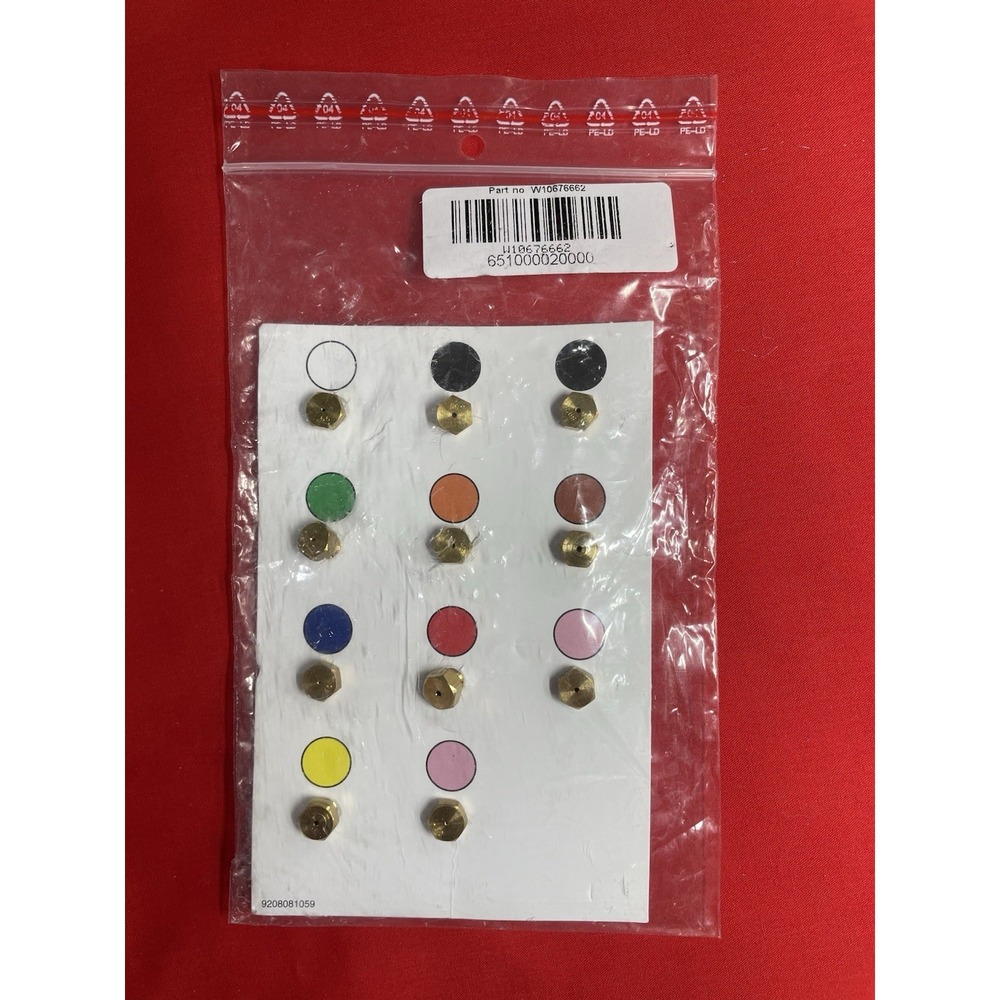 Whirlpool Original W10853432 New Genuine OEM Range LP Conversion Kit W10676662